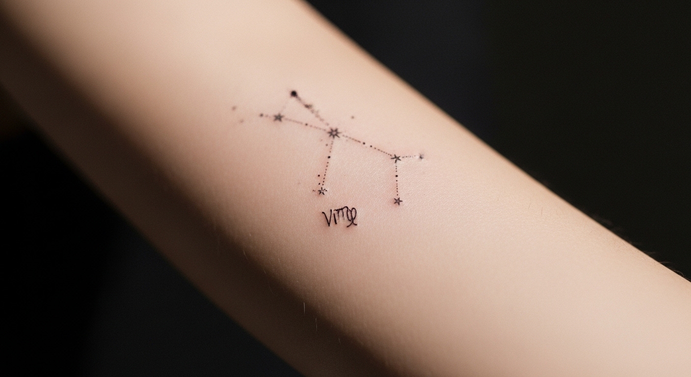 21 Tiny Virgo Constellation Tattoos for the Thoughtful Perfectionist