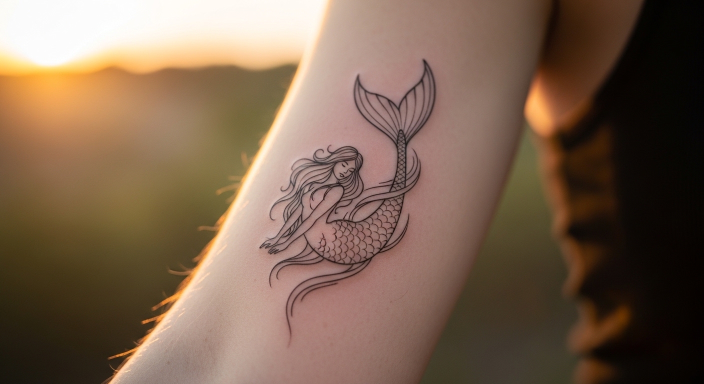 22 Dreamy Mermaid Tattoos for Women Who Truly Belong in the Sea