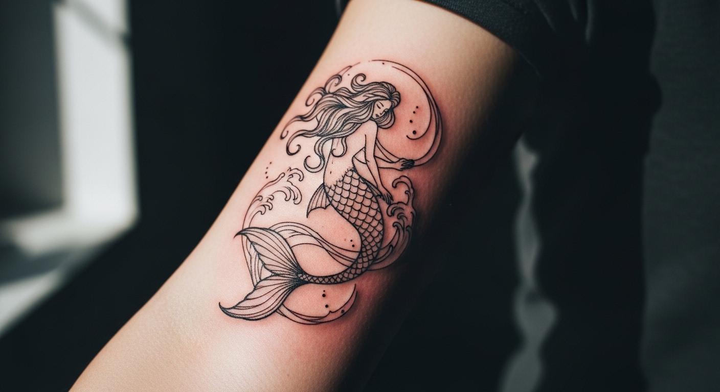 21 Dark and Haunting Mermaid Tattoos for the Mystically Inclined