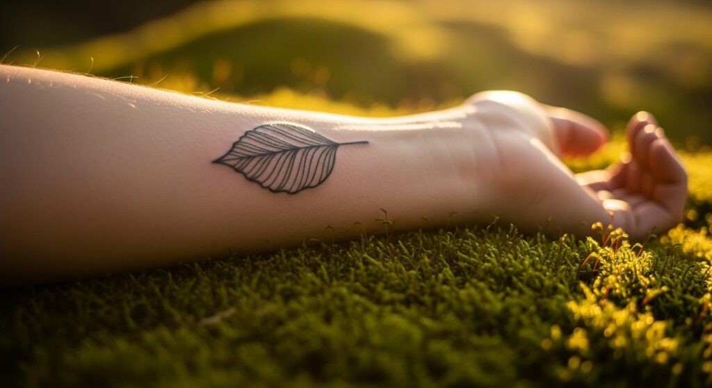 21 Beautiful Leaf Tattoos for Nature Lovers Who Find Peace Outside