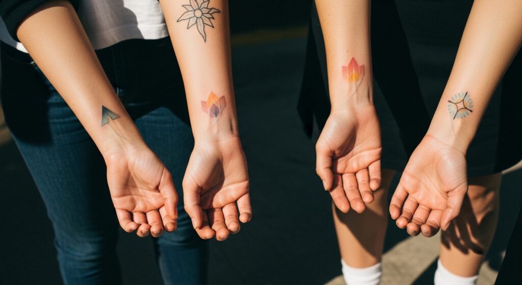 22 Best Minimalist Color Tattoos for Different Skin Tones