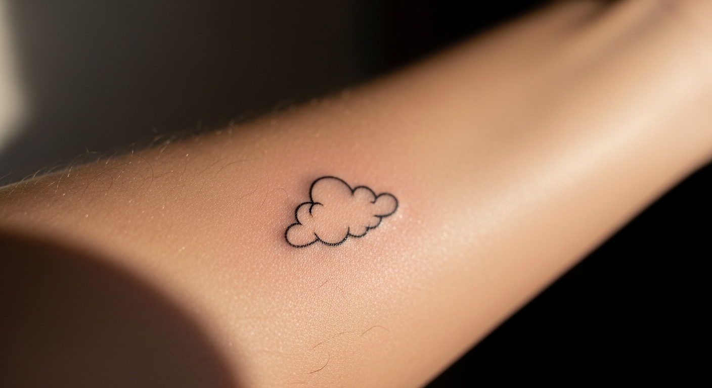22 Beautiful Cloud Tattoos for Hopeless Dreamers and Wanderers