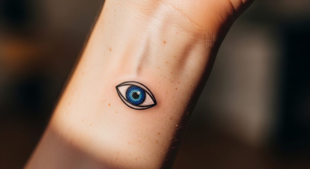 22 Striking Evil Eye Tattoos for Protection and Spiritual Awareness