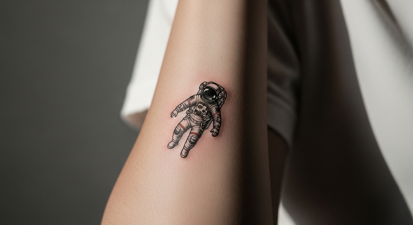 22 Bold Astronaut Tattoos for the Eternal Dreamers and Stargazers