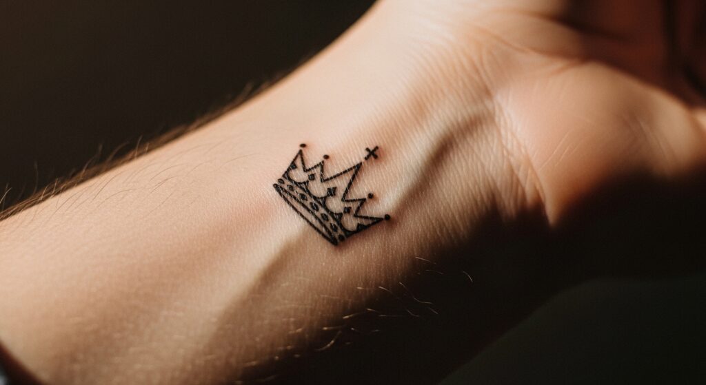22 Empowering Crown Tattoos for People Who Reclaim Their Worth