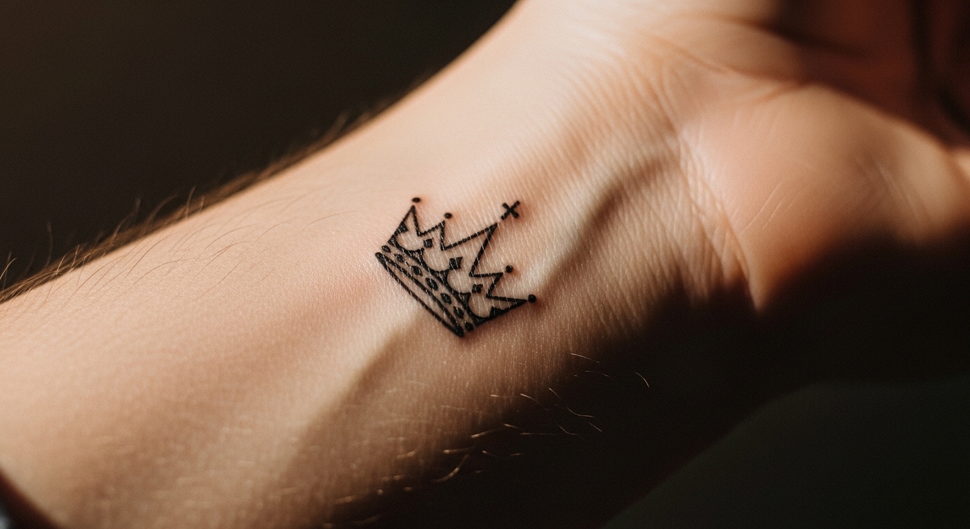 22 Empowering Crown Tattoos for People Who Reclaim Their Worth